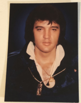 Elvis Presley Postcard 70’s Elvis In Blue Jacket - £2.77 GBP