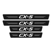 4Pcs Car Scuff Plate Door Threshold Sill Stickers For CX-5 CX5 KE KF 2021 2020 2 - £60.72 GBP