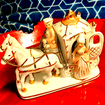 Lord and Lady horse and carriage~Made in Korea - £20.13 GBP