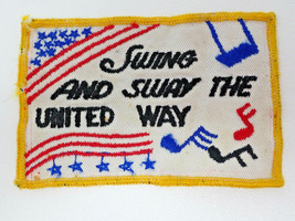 United Way Swing and Sway Charity Patch Vintage - £8.92 GBP
