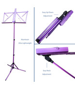 Paititi High Quality Durable Adjustable Folding Music Stand with Bag Pur... - £27.64 GBP