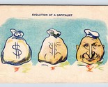 Evolution of a Capitalist Comic Series No 976 UNP DB Postcard Q2 - $17.77
