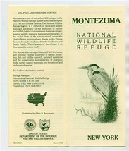 Montezuma National Wildlife Refuge Brochure Seneca Falls New York 1988 - £13.32 GBP