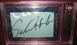 RAZOR CUT SIGNATURE NATIONAL EDITION AUTOGRAPH SALMAN RUSHDIE 1/1 MASTERPIECE - £159.87 GBP