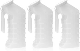 Dealmed Male Urinal With Attached Cover - Men&#39;S Portable Urinals With, 3/Pk - $29.94