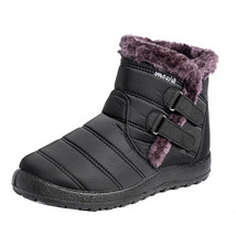 Classic Winter Women&#39;s Snow Boots Waterproof Denim Brand Women&#39;s Boots Designer  - £43.28 GBP