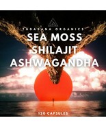 Organic Sea Moss Ashwagandha Shilajit 120 caps - $18.28