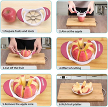 Professional 3.5 Inch Stainless Steel Apple Slicer and Corer with 8 Shar... - $8.76