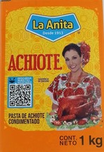 LA ANITA ANNATTO SEASONING ( ACHIOTE ) BOX OF 35.3 OUNCES (1 kilo) Ea -F... - $28.70
