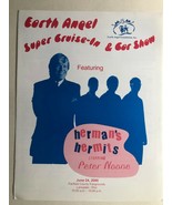 HERMAN&#39;S HERMITS &amp; PETER NOONE Earth Angel Car Show (2000) vintage 4-pg ... - $188.64 MXN