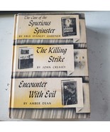 Vintage 1961 Detective Book Club 3-in-1 Mystery Novels Hardback - $14.00