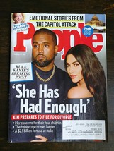 People Magazine January 25 , 2021 Kim Khardashian &amp;Kanye West - Betty White - J - £4.66 GBP