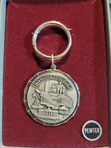 Pewter Keychain Souvenir Washington D. C. Monuments Silberne NIB - £5.94 GBP