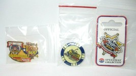 NASCAR Texas Motor Speedway Collectors Lapel Pins - Set of 3 - £5.69 GBP