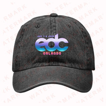 EDC (ELECTRIC DAISY CARNIVAL) ORLANDO MUSIC FESTIVAL 2025 Denim Caps  - $35.00