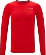 LEAO Youth Boys Compression Fleece Quick Dry Sports Baselayer T-Shirt - ... - $14.52