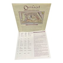 Game Parts Pieces Outrage Steal Crown Jewels 1992 Imperial Instructions Rules - £2.66 GBP