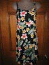 Royal Creations Floral Print Ruffle Hem Sun Dress - Size S - £15.07 GBP