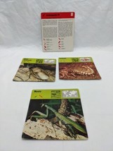Lot Of (3) 1975 Rencontre Arthropods III Education Cards - £19.46 GBP