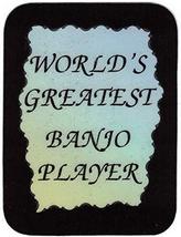World&#39;s Greatest Banjo Player Marching Band Choir Orchestra 3&quot; x 4&quot; Love Note Mu - £3.21 GBP
