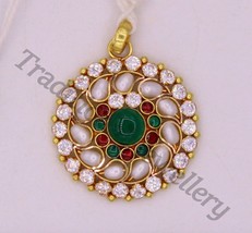 Designer Fabulous 22K 22CT Gold Handmade Vintage Traditional Pearl Pendant PP01 - £431.08 GBP