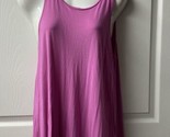 Old Navy Tank Top Womens Size Medium Tall Pink Knit Round Neck - £8.56 GBP