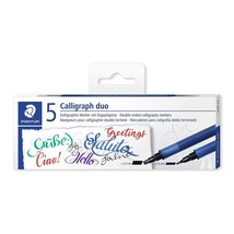 Staedtler Calligraphy Double-ended Pen Assorted (5pk) - $35.26