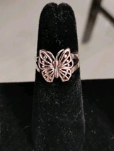 New 925 Sterling Silver Butterfly Ring Size 6 Free Shipping - $22.99