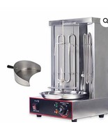 YOOYIST Electric Vertical Broiler Shawarma Grill Machine Silver - $269.66 CAD