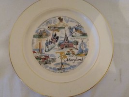 Vintage Knowles Collector Plate Maryland H5009 10 in  - £11.43 GBP