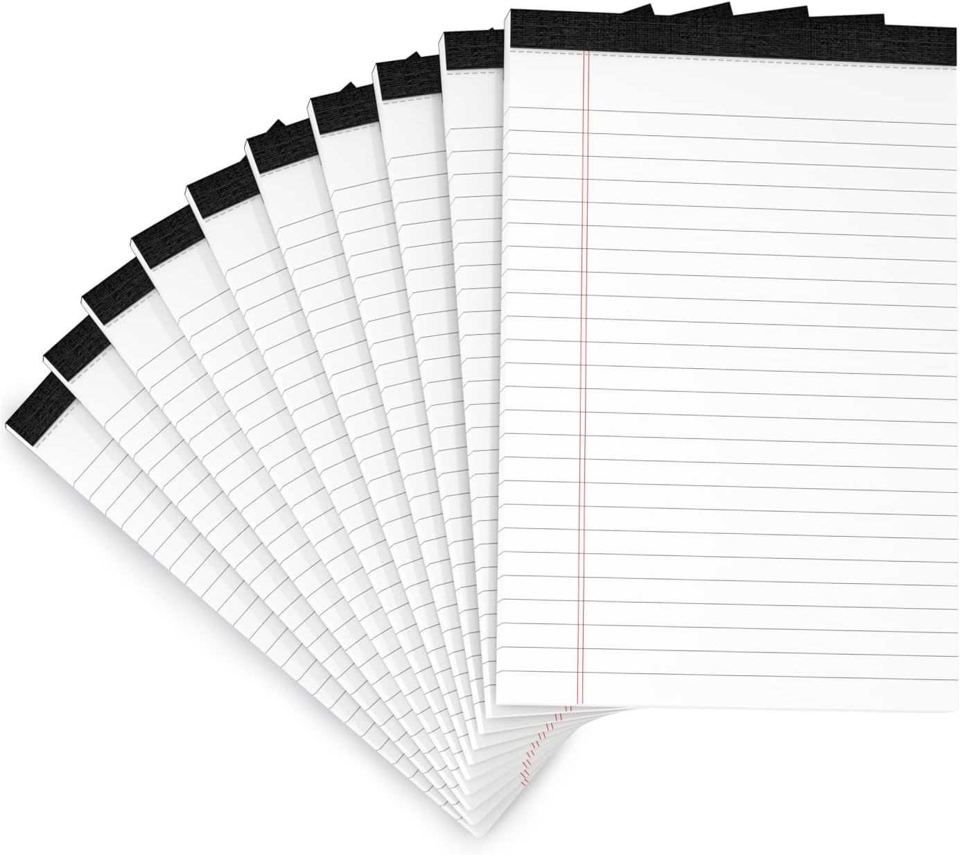 10 Pack Legal Pads Writing Pad 5X8 Inch Lined Writing Note Pads Grocery,... - $35.99