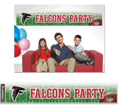 Atlanta Falcons Banner 12x65 Party Style CO - $985.61 MXN
