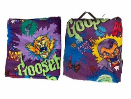Goosebumps Flat Fitted Sheets Twin Set Twin Rl Stine Vintage No Pillowcase - £39.15 GBP