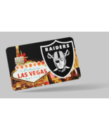 LAS VEGAS RAIDERS , NFL , 2 pc credit card skin &amp; DEBIT CARD,TROLLEY &amp; GYM - $12.33 CAD