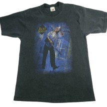 Ricky Skaggs Graphic T-Shirt Black Mens Size M Made USA LofteeZ Vintage 80s - £12.60 GBP