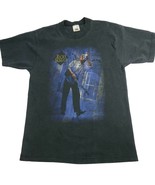 Ricky Skaggs Graphic T-Shirt Black Mens Size M Made USA LofteeZ Vintage 80s - £12.55 GBP