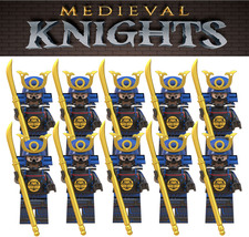 Medieval Knights Custom Japanese Samurai 10pcs Set E - $17.58