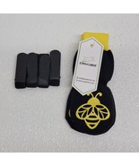 EXPAWLORER 4 Black &amp; Yellow Bee Anti-Slip Dog Socks - $14.75