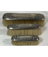 R. WALLACE &amp; SONS STERLING SILVER Vanity Clothes Brush Set - Monogramed - $118.80