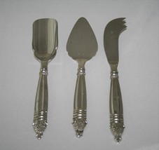 Godinger Vintage 3 Pc Silverplate Pineapple Cheeservs Cheese Serving Set #2633 - £16.07 GBP