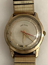 VTG Lord Elgin 654 Self Winding 32mm 23 Jewels 10KT Gold Filled Watch Runs - $123.75