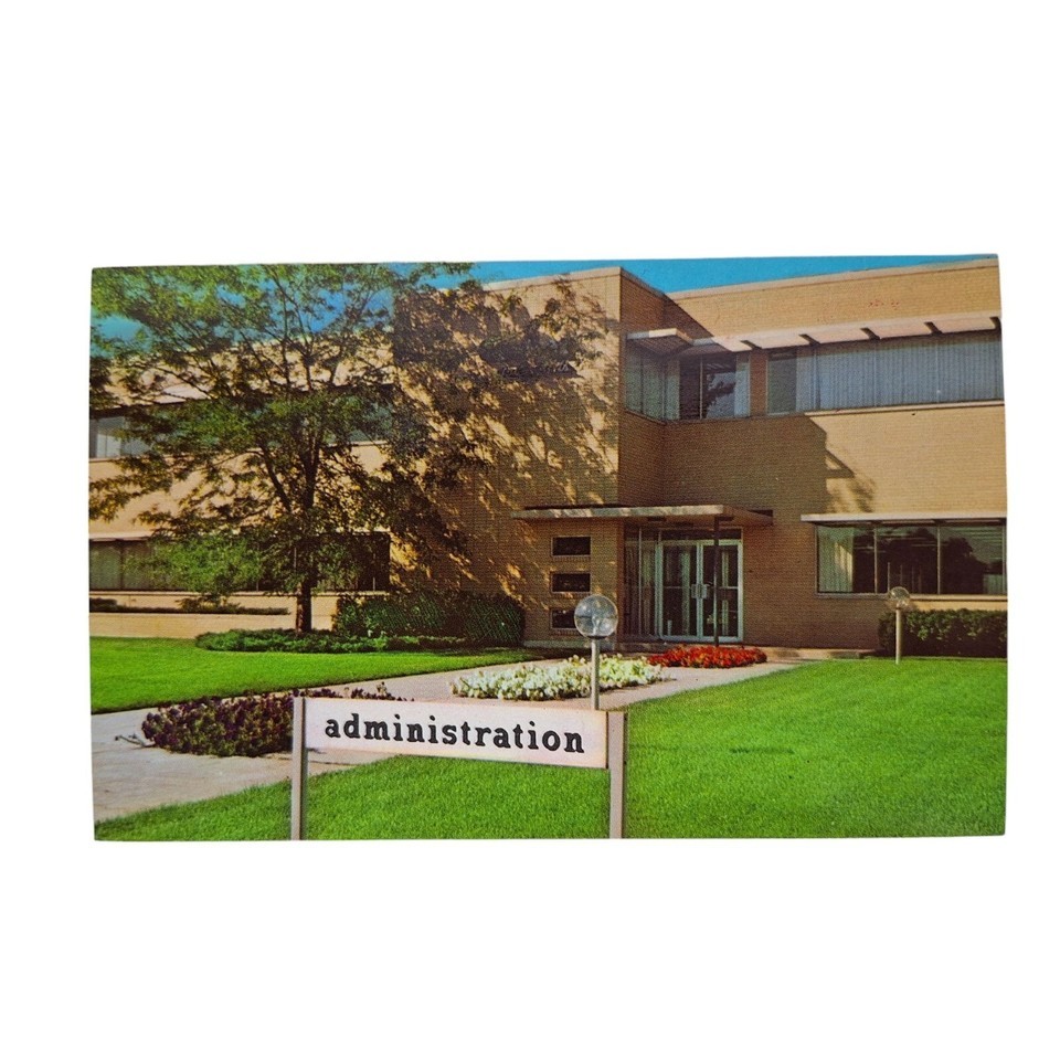 Postcard Administration Building Gerbers Baby Food Plant Fremont Michiga... - $4.84