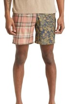 BP Men&#39;s Multi Color Plaid/Floral Drawstring Shorts L NWT - $21.49