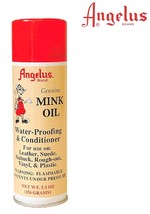 Angelus MINK OIL spraY proTect LEATHER vinyl nubuck suede Boots Shoes Upholstery - £33.20 GBP