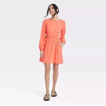 Universal thread Balloon Long Sleeve Mini A Line Dress Large  size - $17.72
