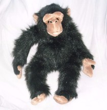 13&quot; Planet Love Earth Black Chimpanzee Monkey Gorilla Stuffed Animal Plush Toy - £19.10 GBP