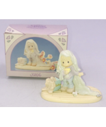 1989 Precious Moments June Monthly Figurines 573353 Girl w/Flowers - £7.50 GBP