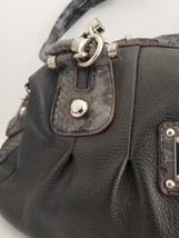 Original By Sharif 1827 Leather Purse Handbag Black 11 x 5.5 x 5 Faux Sn... - £15.63 GBP