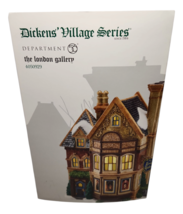 Department 56 Dicken's Village 2016 The London Gallery New - Missing Lig... - $89.10