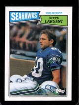 1987 Topps #177 Steve Largent Nm Seahawks Hof Centered *XR30829 - £5.37 GBP